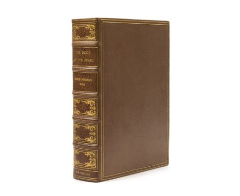 KUNZ, George Frederick (1858-1932). The Book of the Pearl. New York: The Century Co., 1908.4to. Title printed within green de