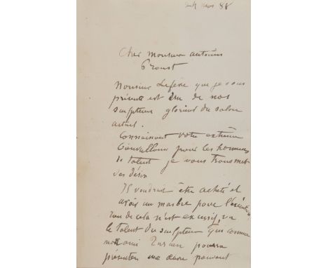 RODIN, Auguste (1840-1917). LAWTON, Frederick. The Life and Work of Auguste Rodin. London: T. Fisher Unwin, 1906. &nbsp;8vo. 