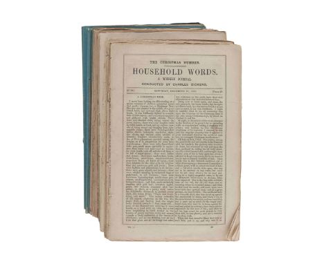 DICKENS, Charles (1812-1870). [The Christmas Numbers from Household Words and All the Year Round]. Household Words. London: B