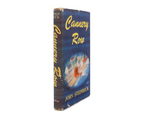 STEINBECK, John (1902-1968). Cannery Row. New York: Viking Press, 1945. &nbsp;8vo. Original publisher 's blue-lettered buff c