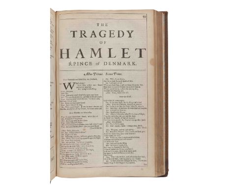 SHAKESPEARE, William (1564-1616). Mr. William Shakespear's Comedies, Histories, and Tragedies. Published according to the tru