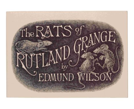 GOREY, Edward (1925-2000), illustrator. -- WILSON, Edmund (1895-1972). Rats of Rutland Grange. New York: Gotham Book Mart, 19