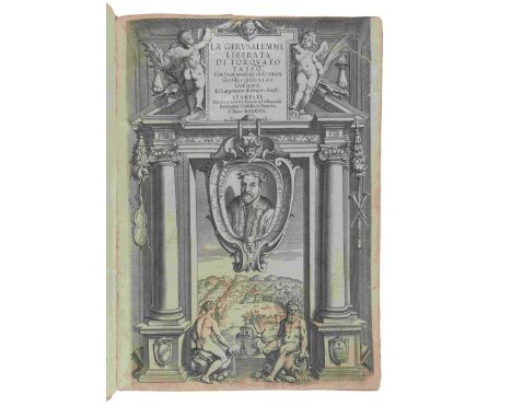 TASSO, Torquato (1544-1595). &nbsp; La Gerusalemme liberata. Genoa: Giuseppe Pavoni, 1617. &nbsp;3 parts in one volume, small