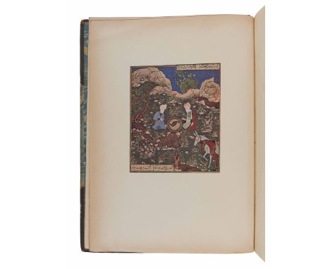 [MIDDLE EASTERN ART]. SAKISIAN, Armenag Bey (1875-1949). La Miniature Persane du XIIe au XVIIe SiÃ¨cle. Paris and Brussels: L