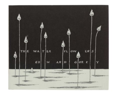 GOREY, Edward (1925-2000). The Water Flowers. New York: Congdon &amp; Weed, Inc., 1982. &nbsp;Oblong 8vo. Illustrated. Origin