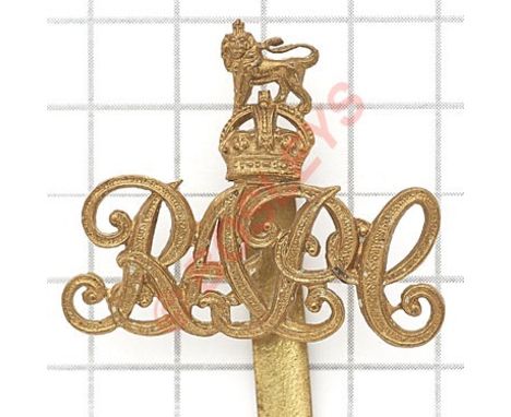 Royal Army Pay Corps scarce OR’s brass cap badge circa 1920-29.Die-stamped Royal Crest on “RAPC”. (KK 1036)SliderVGC