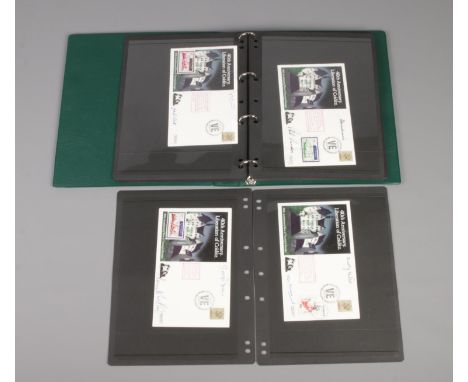 A collection of 24 40th Anniversary Liberation of Colditz covers, all double signed by Prisoners of War. Features captured da