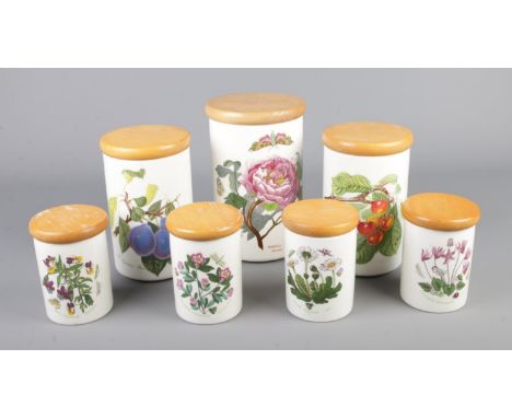 Portmeirion 'The Botanic Garden' storage jars