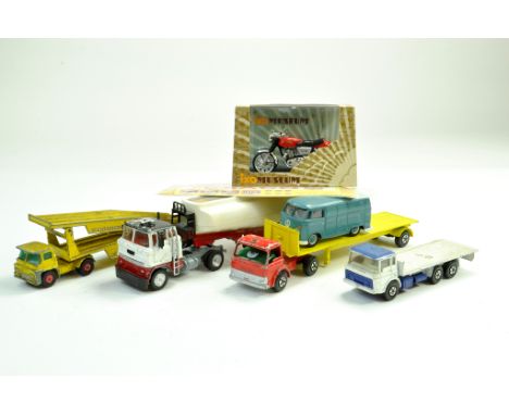 Assorted diecast truck issues form Corgi, Matchbox and others. Generally Fair to Excellent plus others.