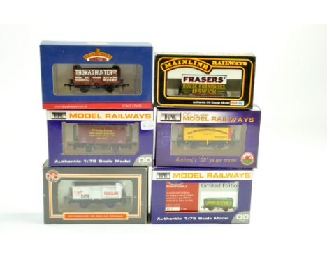 Bachmann Branchline, Mainline and Dapol 00 Gauge group of Rolling Stock comprising wagons with various liveries, mostly limit