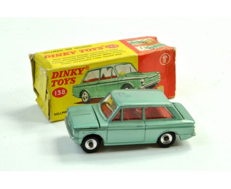 Dinky No. 138 Hillman Imp in light green, red interior. Generally good to very good in fair box.