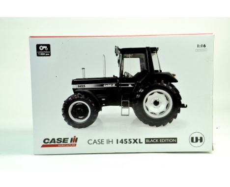 Universal Hobbies 1/16 Case IH International 1455XL Black Edition Tractor. Limited Edition to 1000 PCS. Excellent in very goo