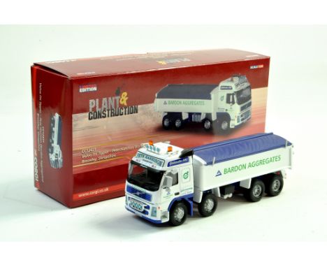 Corgi 1/50 diecast truck issue comprising No. CC12431 Volvo FH Tipper in the livery of Bardon. Generally Excellent, complete 