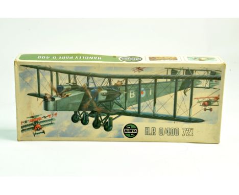 Airfix 1/72 plastic aircraft model kit comprising HP 0/400. Ex trade stock, hence complete. Excellent.