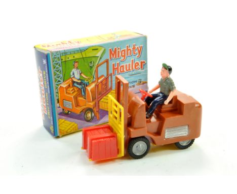 MM Toys Plastic Friction Driven Model No. 45 comprising Mighty Hauler. Generally excellent in very good box.