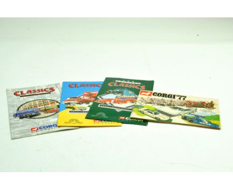 Group of Corgi product catalogues including 1977 issue.