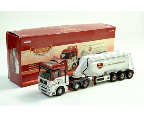 Corgi 1/50 diecast truck issue comprising No. CC13430 MAN TGA Feldbinder Tanker in the livery of John Mitchell. Generally Exc