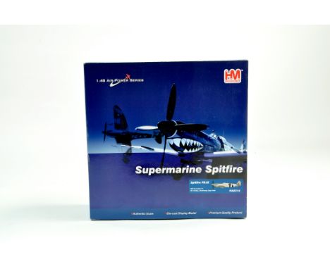 Hobby Master 1/48 diecast model aircraft Supermarine Spitfire FR.IX 16 SQN. Model appears generally excellent. Vendor lists a