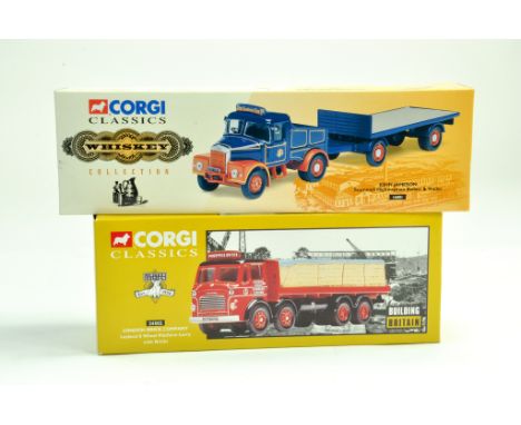 Corgi 1/50 diecast truck issues comprising No. 16001 Scammell Highwayman, John Jameson plus No. 24502 leyland Platform, Londo