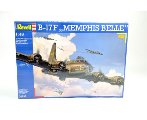 Revell 1/48 plastic model aircraft kit of the B-17F Memphis Belle. Ex Trade stock hence complete. Excellent.