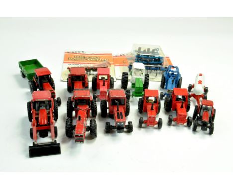 Small scale mainly 1/64 tractor group comprising mainly Ertl issues. Generally Fair to Good.