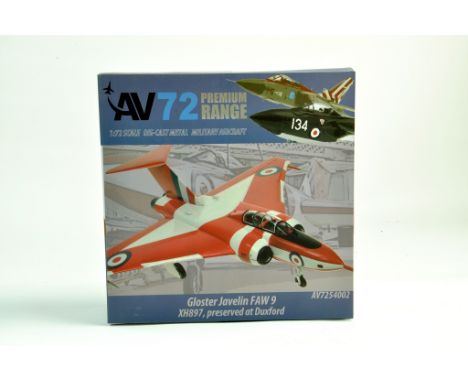 AV72 1/72 diecast model aircraft Gloster Javelin FAW9 Duxford. Appears generally excellent. Vendor lists as complete, never b