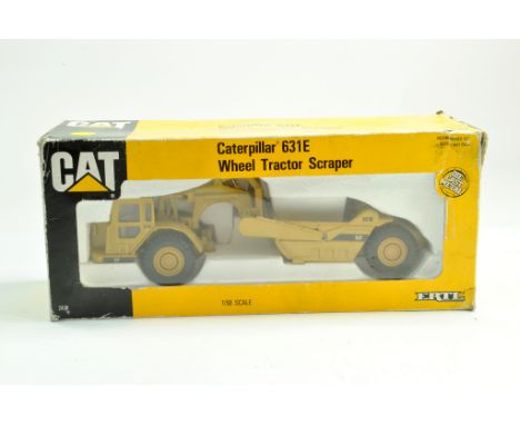Ertl 1/50 CAT Caterpillar 631E Wheel Tractor Scraper. Appears very good to excellent in slightly worn box.