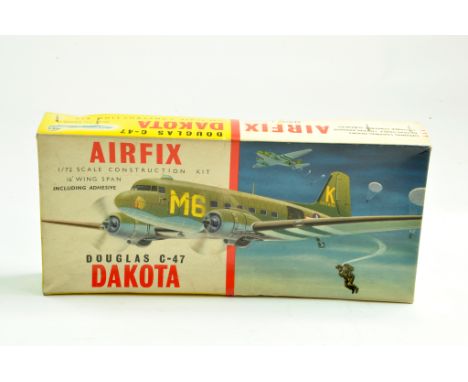 Airfix 1/72 plastic aircraft model kit comprising Douglas Dakota C-47. Ex trade stock, hence complete. Excellent.