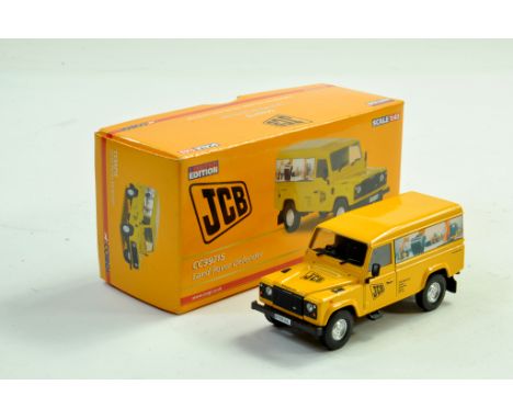 Corgi 1/43 diecast issue comprising No. CC99715 Land Rover Defender in the livery of JCB. Excellent with very good box.