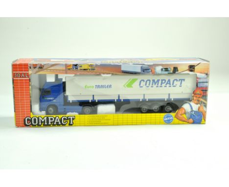 Joal 1/50 diecast truck issue comprising Volvo Dropside in livery of Compact. Very good to excellent with box.