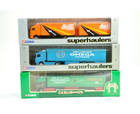 Corgi 1/64 diecast truck issues comprising Allied, Omega plus CD Ellus issues. Complete. Excellent with Boxes.