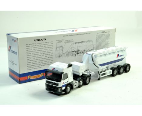 Corgi 1/50 diecast truck issue comprising No. CC13518 Volvo Feldbinder Tanker in the livery of Cemex. Generally Excellent, mi