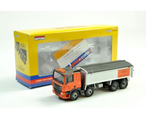 Corgi 1/50 diecast truck issue comprising No. CC13604 DAF CF Tipper in the livery of RMC. Generally Excellent, complete and w