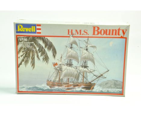 Revell 1/110 Plastic Model Kit comprising HMS Bounty Ex Trade stock hence complete. Excellent.