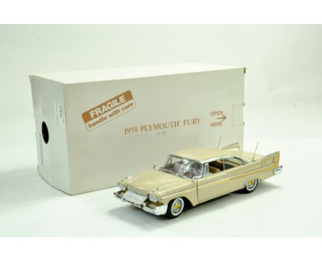 Franklin Mint  / Danbury Mint 1/24 Precision detail model comprising 1958 Plymouth Fury. Superb example is complete, excellen