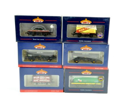 Bachmann Branchline 00 Gauge group of Rolling Stock comprising wagons with various liveries, some limited editions, including