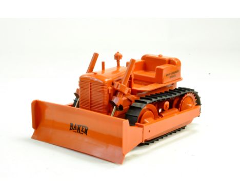 Product Miniatures 1/16 Allis Chalmers HD-5 Crawler Tractor with Baker Dozer Blade. Plastic. This model is from an ex Baker e