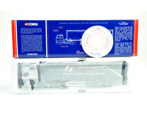 Corgi 1/50 diecast truck issue comprising No. CC12407 Volvo Curtainside in the livery of Van Der Linden. Complete with certif