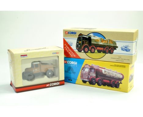 Corgi 1/50 diecast truck issues comprising No. 97327 Atkinson 8 Wheeler, Eddie Stobart, No. 24201 Leyland Octopus Tanker, McK