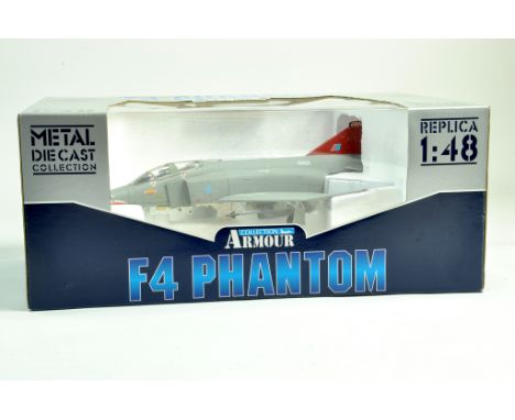 Franklin Mint 1/48 diecast model aircraft F4 Phantom. Appears generally Excellent. Vendor lists as complete.
