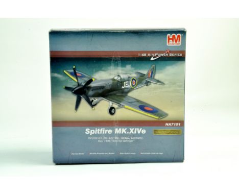 Hobby Master 1/48 diecast model aircraft Spitfire MK.XIVe Johnie Johnson. Model appears generally excellent. Vendor lists as 
