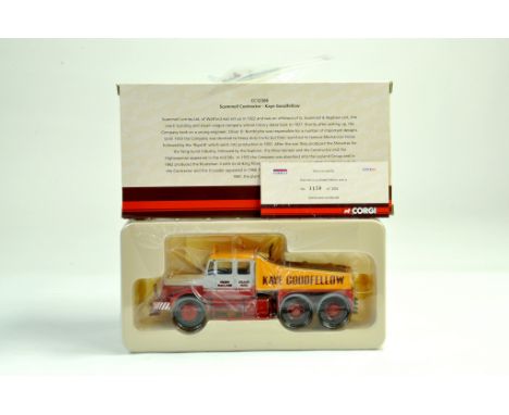 Corgi 1/50 diecast truck issue comprising No. CC12308 Scammell Contractor in the livery of Kaye Goodfellow. Complete with cer