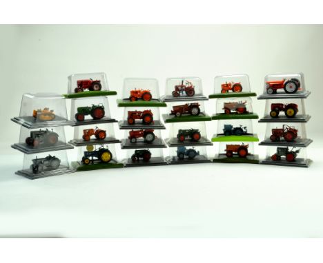 Universal Hobbies for Hatchette 1/43 Tractor group comprising various issues. Generally appear excellent with packaging.