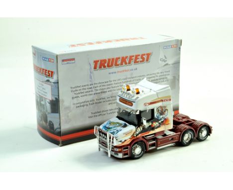 Corgi 1/50 diecast truck issue comprising truckfest No. CC12826 Scania T in the livery of Wayne Catt. Excellent in very good 