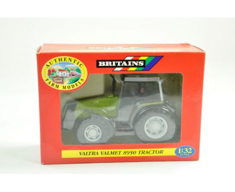 Britains Farm 1/32 Valtra Valmet 8950 Tractor in lime green. Generally Excellent in very good (slightly dusty) box.