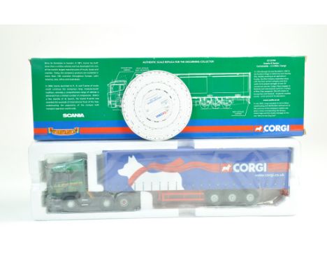 Corgi 1/50 diecast truck issue comprising No. CC13709 Scania R Series Curtainside in the livery of C S Ellis - Corgi. Complet