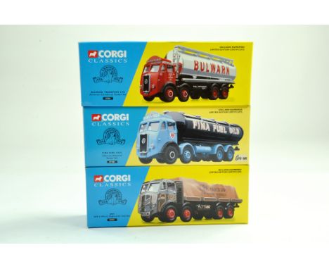 Corgi 1/50 diecast truck issues comprising No. 27301 Atkinson Tanker, Bulwark, No. 27201 Atkinson Tanker, Fina Fuel plus No. 