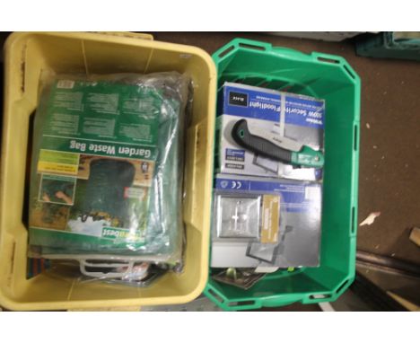 TWO TRAYS OF ASSORTED TOOLS ETC  (TRAY/S NOT INCLUDED)