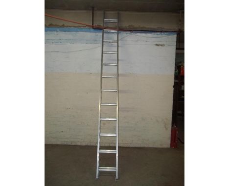 12 RUNG DOUBLE ALUMINUM LADDER