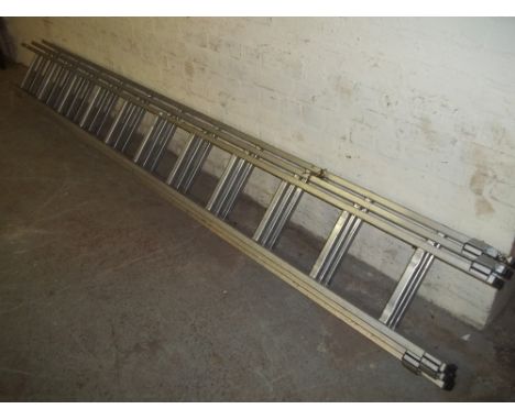 AN ALUMINIUM LADDER